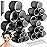 Hair Curler Rollers for Women 24PCS Heatless Hair Roller with 12PCS Clips, 4 SizesJumbo Large Medium SmallSelf Grip Holding Hair Rollers for Long Medium Short Thick Fine Volume Thin Bangs Hair