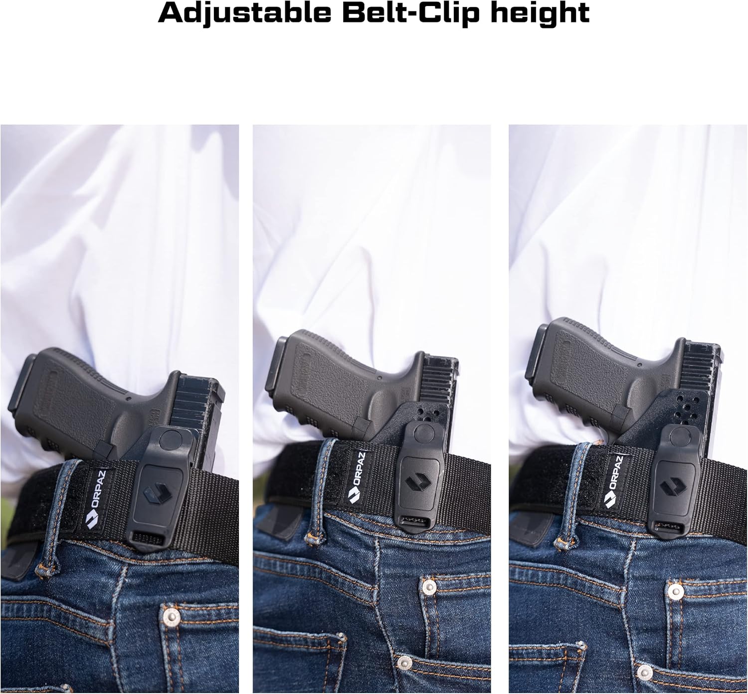 Orpaz EVO Sig Sauer P365 Holster Compatible with Sig Sauer P365, Dual-carry Holster that Provides Multiple Options to Suit your Needs - IWB or OWB - Will Secure your Handgun with a Tactical Appearance