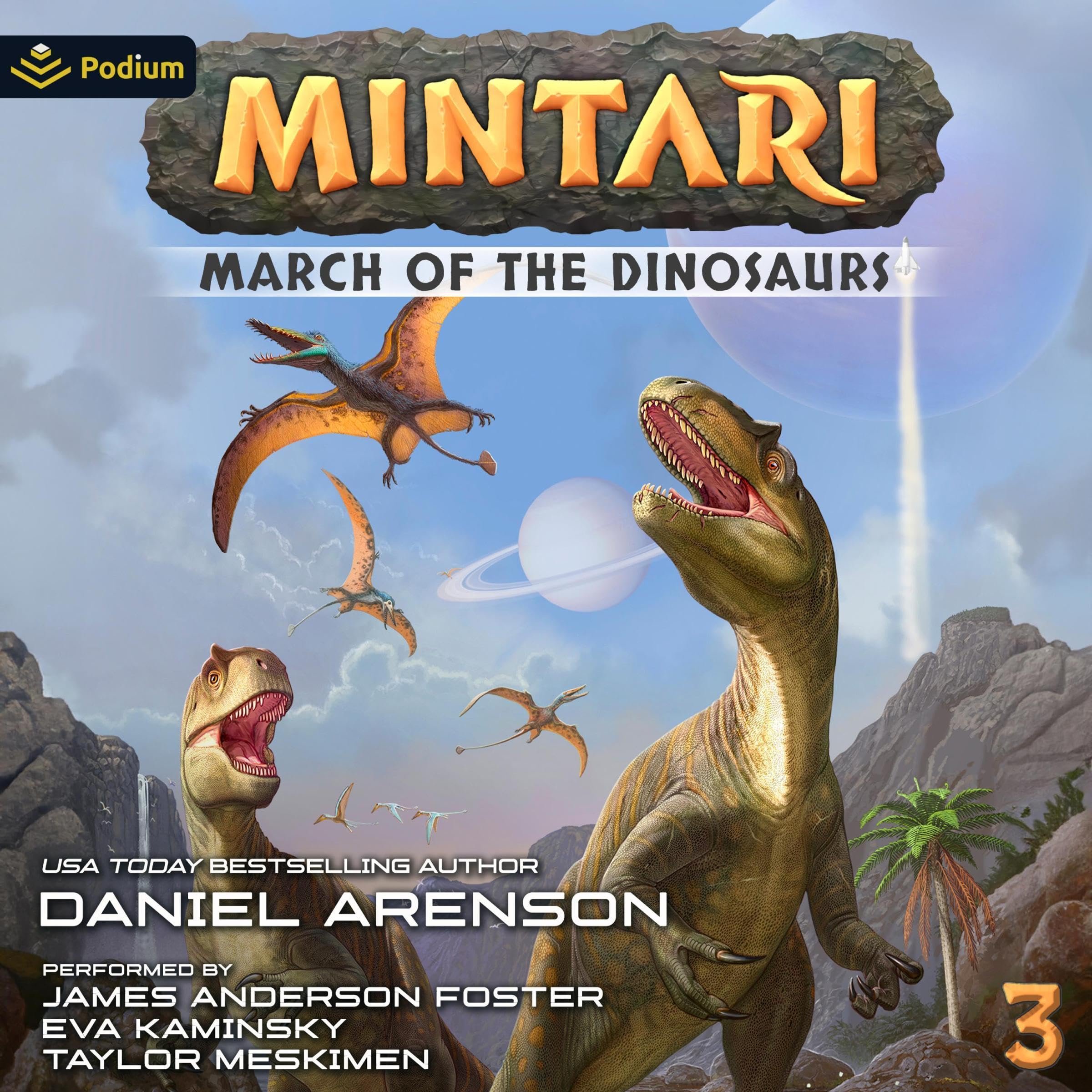 Cover art for March of the Dinosaurs
