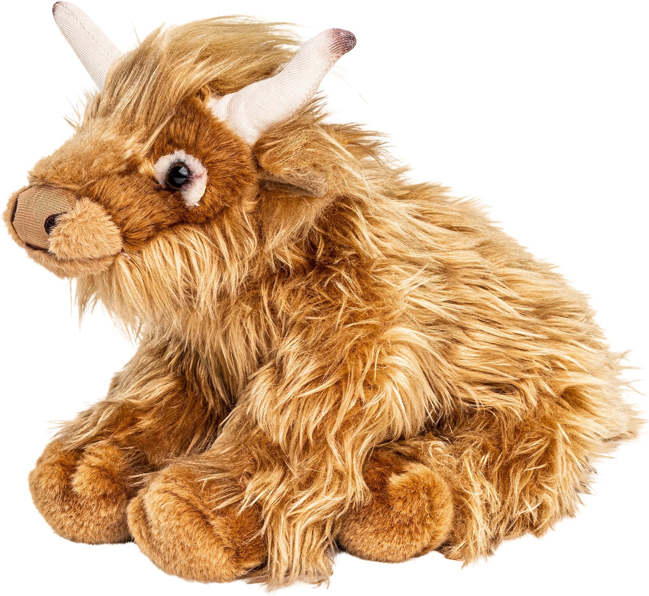 Uni-Toys - Scottish Highland Cow - 25 cm (Length) - Plush Cow - Plush Toy, Cuddly Toy
