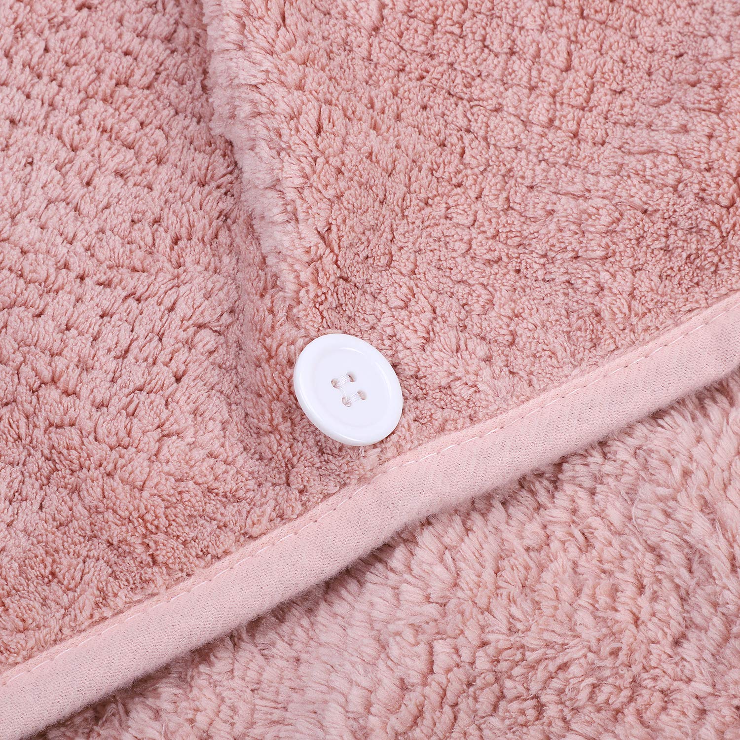 SIQITECHUK Hair Towel Microfibre Hair Towel Hair Wrap Hair Turbans for Wet Hair Rapid Drying Plopping Hair Wrap Head Towel Cap Shower Cap Anti Frizz Super Absorbent Dry Hair Hat for Curly Long Hair - Image 4
