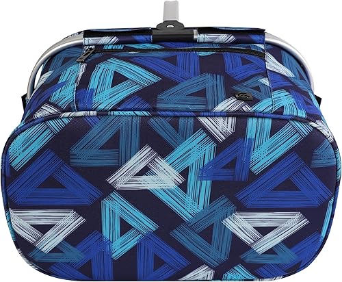 Miniatura 50 de ALLCAMP Cesta de pícnic, 2 cajas de hielo incluidas con enfriador aislado de 32 litros, cesta de picnic plegable gruesa con cestas extraíbles y