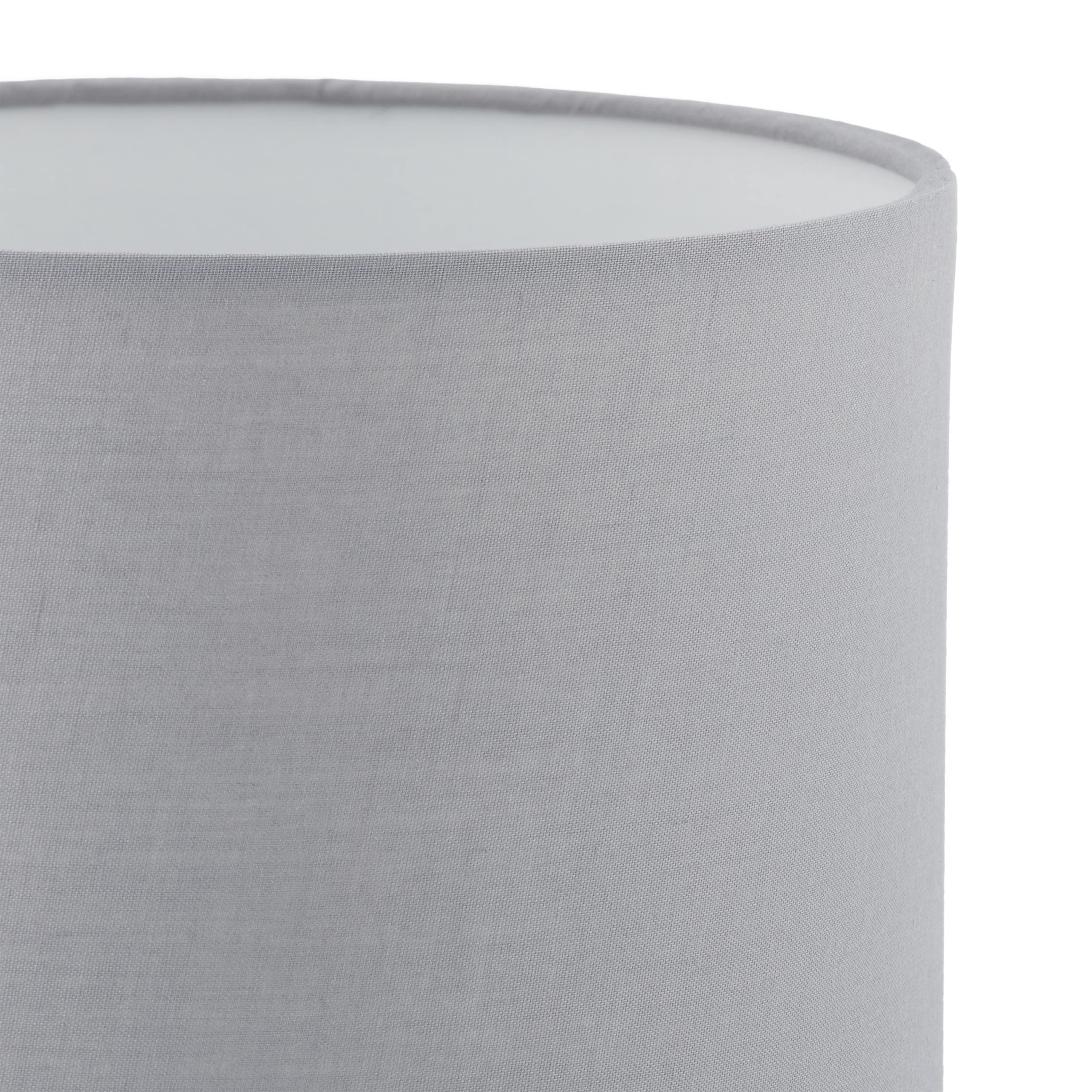 Relaxdays Lampka nocna dotykowa, ściemniana, nowoczesna lampa dotykowa, 3 stopnie, E14, lampa stołowa, wys. x śr.: 32,5 x 18 cm, szaro-miedź
