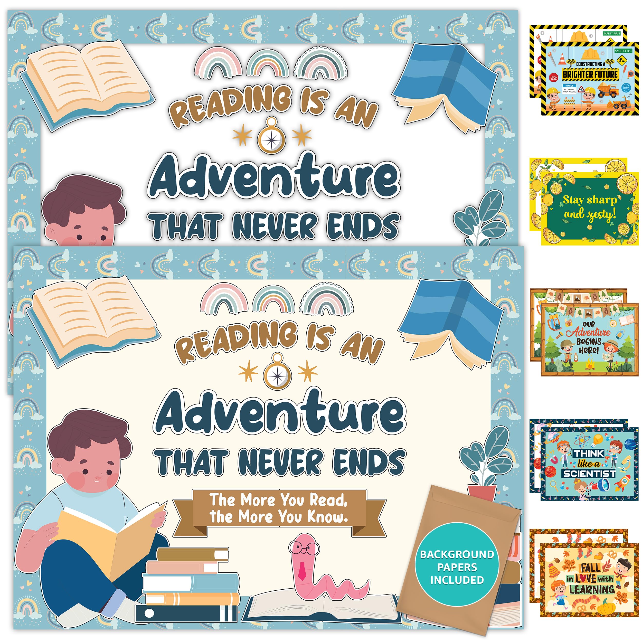 DecorablyBoho Rainbow Bulletin Board Decor