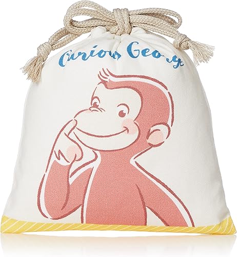 Amazon Co Jp おさるのジョージ ポーチ キャラクター巾着xs ボーイズ キナリ おもちゃ