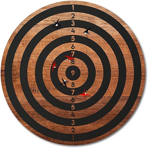 Pro-Graphx Tablero magnético de dardos con juego completo de 6 dardos seguros, 24 x 24 pulgadas, excelente juego de fiesta para interiores y