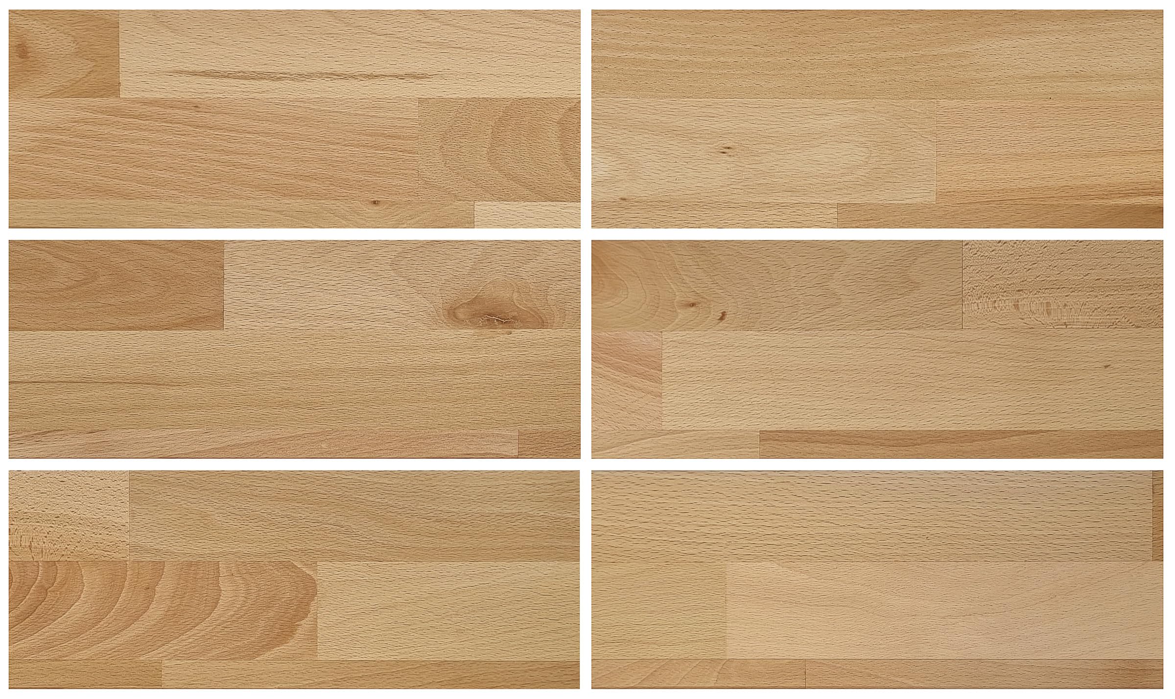 Erst-Holz®Niedriges Doppelbett Massivholzbett Buche 160 x 200 cmohne Zubehör