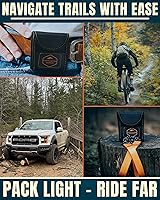 Vista 7 de Sierra de cadena de bolsillo con mangos de paracord – Sierra de bolsillo de acero 65Mn resistente verde militar – Sierra de supervivencia de 48