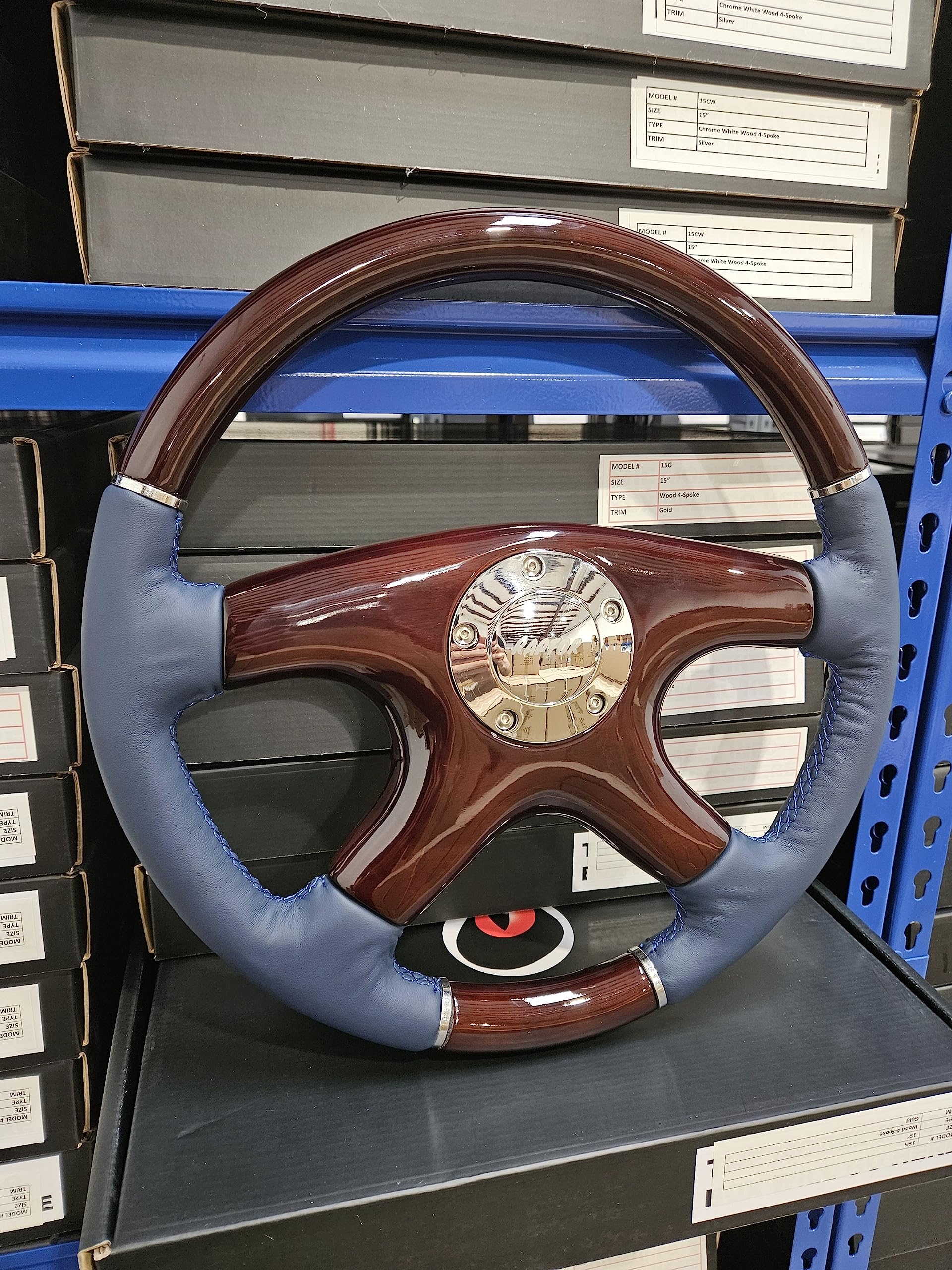 PRP Seats Off Road UTV Comp-R Flat Steering Wheel, High-Strength Aluminum with Suede Grip, 6 Point Bolt Pattern, 13