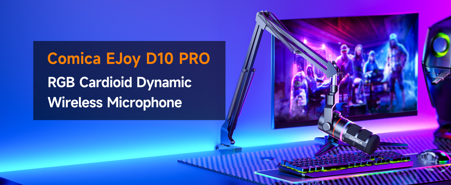 Amazon.com: EJoy D10 PRO(A) USB Wireless Gaming Microphone – Boom