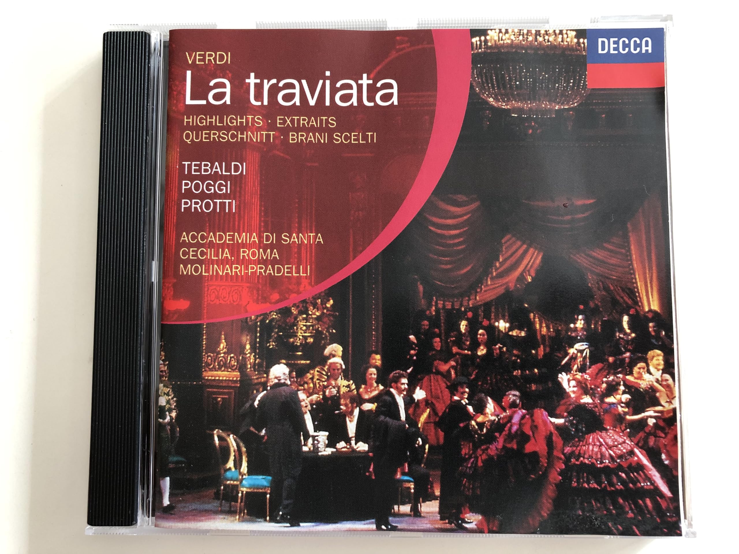 La Traviata [Audio CD] Verdi; Tebaldi and Poggi