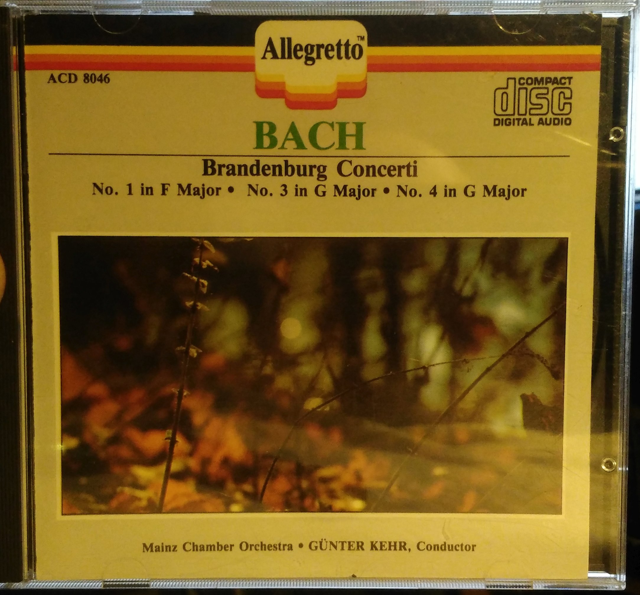 Brandenburg Concerti 1,3,4 [Audio CD] Bach, J.S.
