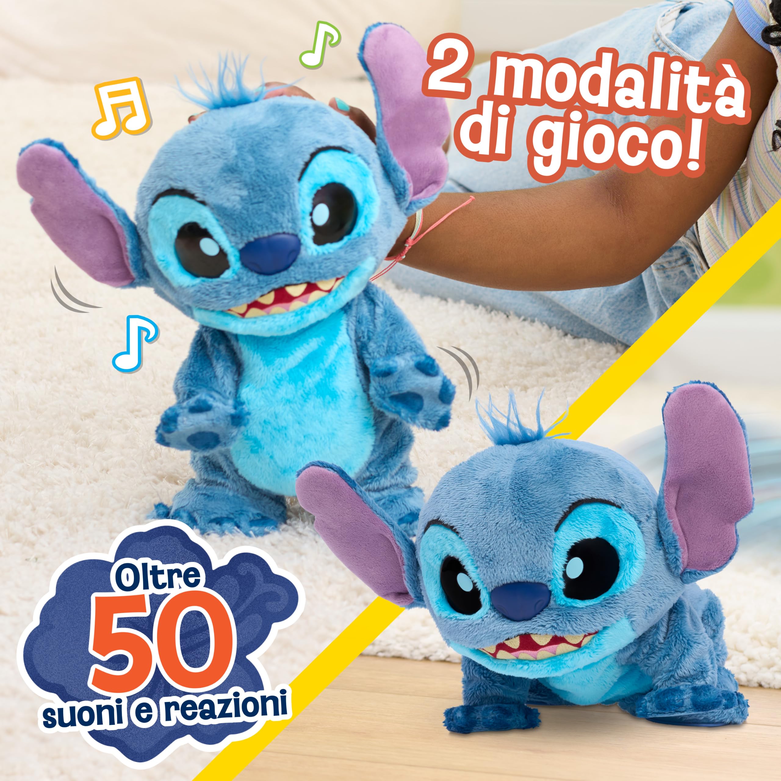Disney Stitch Double Trouble Peluche Interattivo