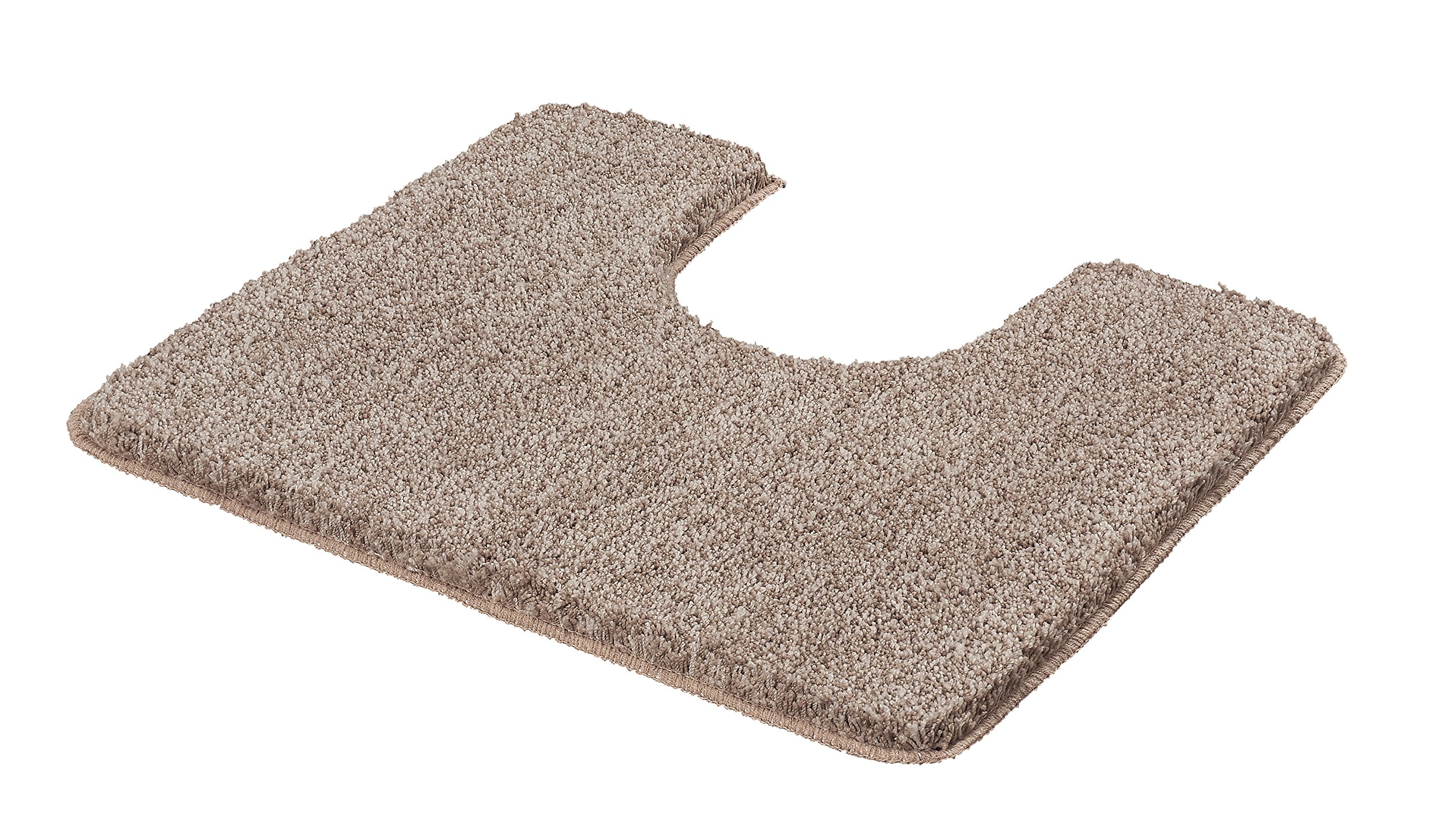 Kleine Wolke 4071271519 Badteppich Seattle, Polyester, 60 x 90 x 3 cm, Taupe
