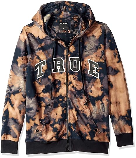 True Religion Men's Tie Dye Arched Logo 