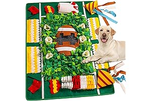 Aloys Pets Snuffle Mat for Dogs Large Breed - Football Themed Dog...
