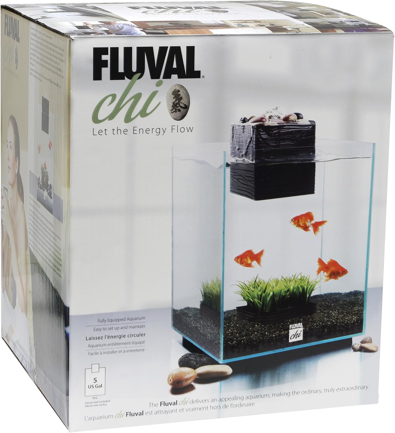 Fluval Chi Aquarium Kit, 5-Gallon