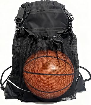 SSZYace Basketball Backpack for Boys Men Women Drawstring Backpack Basketball Bag
