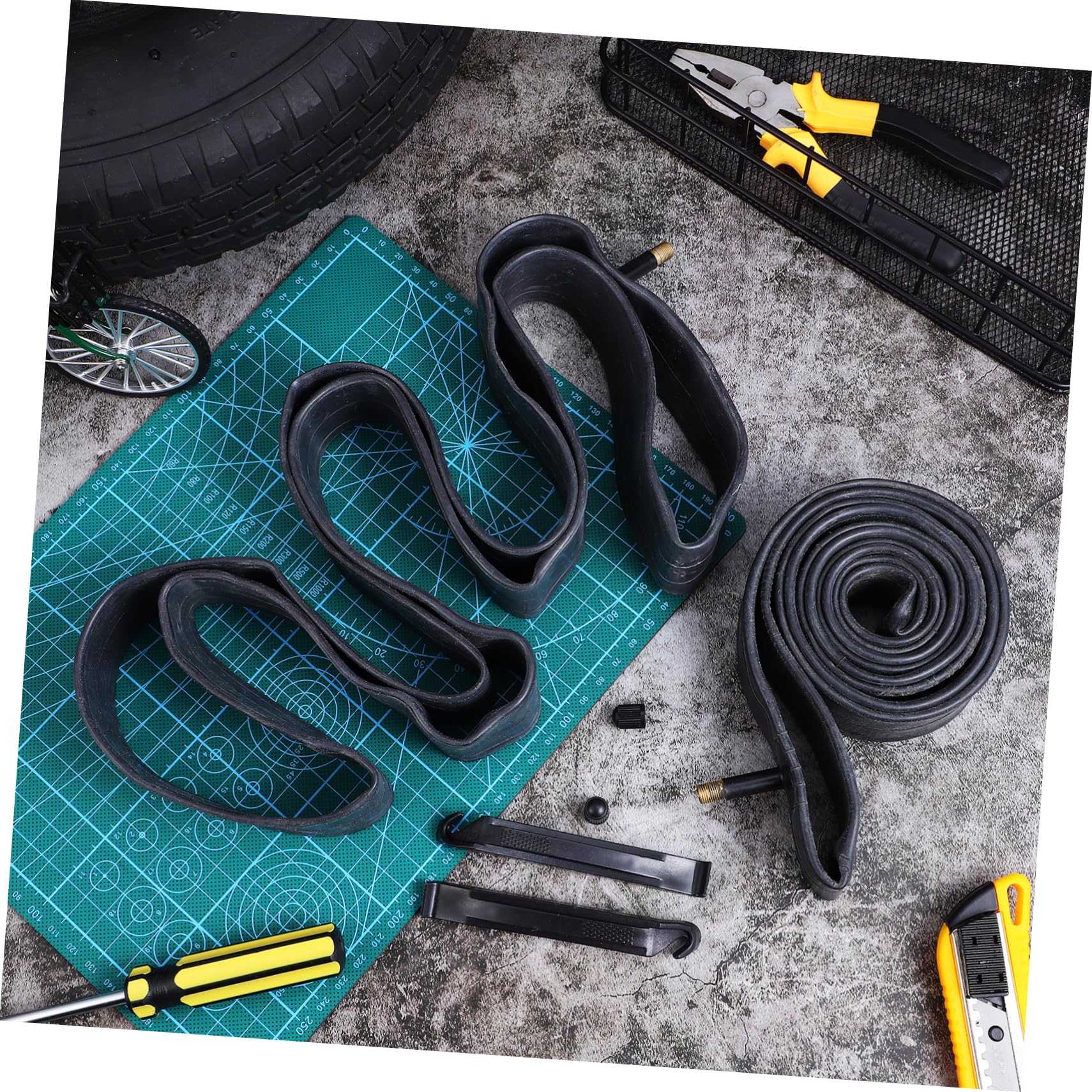 Cámaras de Aire 2 Unidades para Bicicleta de Montaña 26x1.75/2.125 para Reemplazo y Mantenimiento Válvula Presta de Butilo Resistentes Ciclismo al Aire Libre