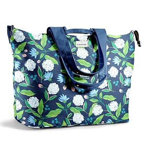 Fit Fresh Large Beach Bag for Women - Extra Large Travel Tote With Pockets