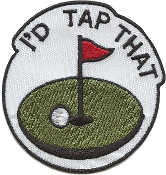 Id Tap That Patch Funny Golf Meme Embroidered Iron On