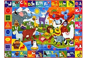 QUOKKA Bluey Area Rug: Learning and Fun for Kids' Playrooms