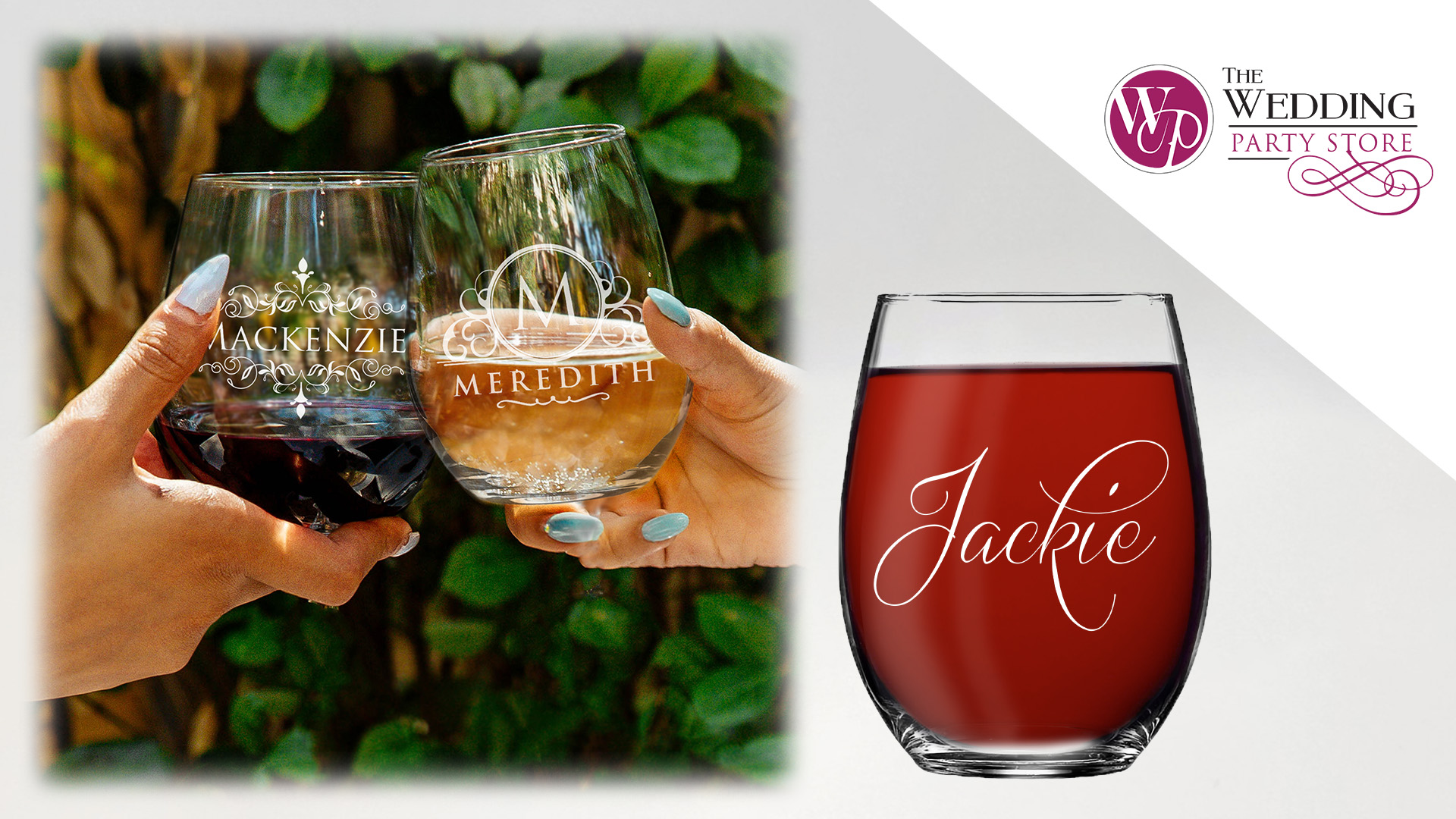 Verre à Vin Personnalisé Gravé - Lot De 2, 355 Ml - Texte Ou Photo Personnalisable - Cadeau Mariage, Anniversaire, Pour Amateurs De Vin