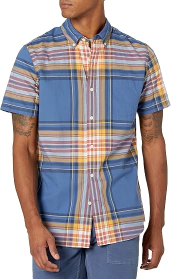 Standard-Fit Short-Sleeve Madras Shirt 