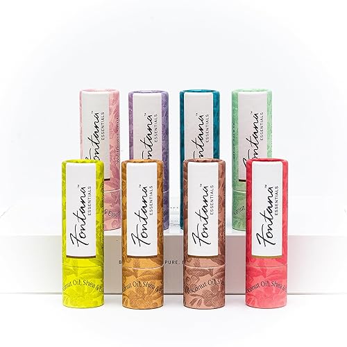 Miniatura 5 de Fontana Candle Co - Bálsamo labial puro sin acentuar  Paquete de 3  Aceite de coco, manteca de karité, cera de abejas  Hidratante e hidratante