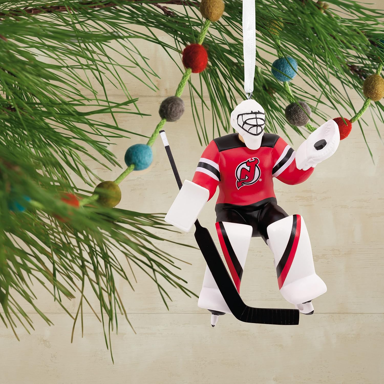 Hallmark NHL New Jersey Devils Goalie Christmas Ornament (0001OSL1882) image 5