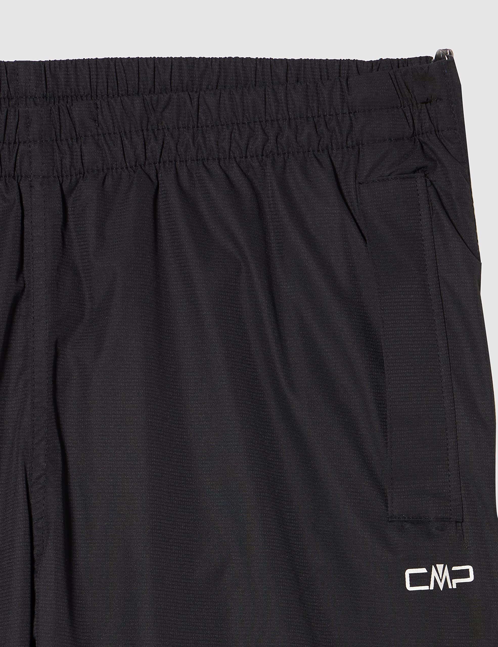 CMP - Pantaloni da Pioggia da Uomo con Zip Laterale, Pantalone da Pioggia Uomo