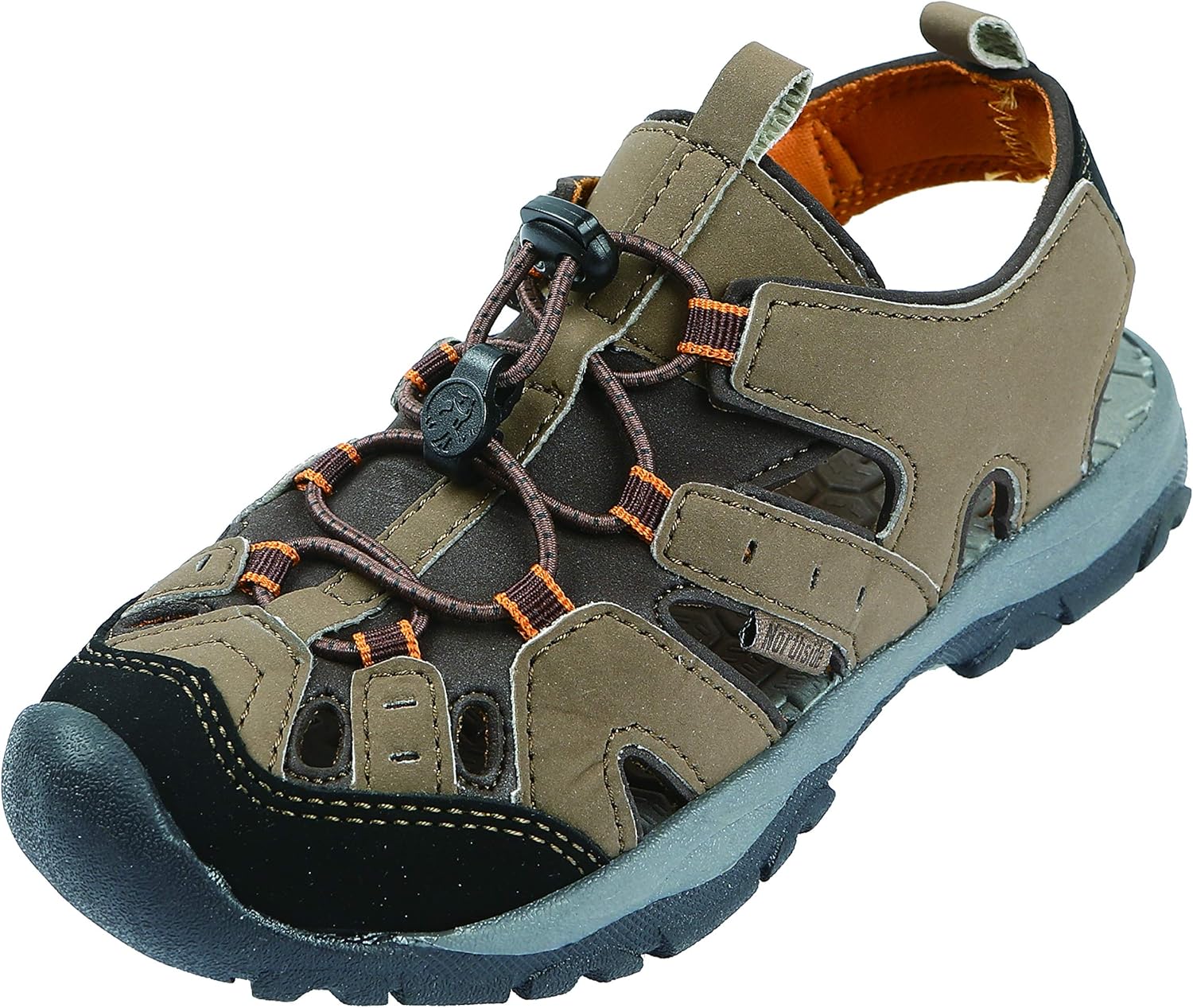 Northside Kids' Burke SE Sandal Med Brown/Orange Oman Ubuy