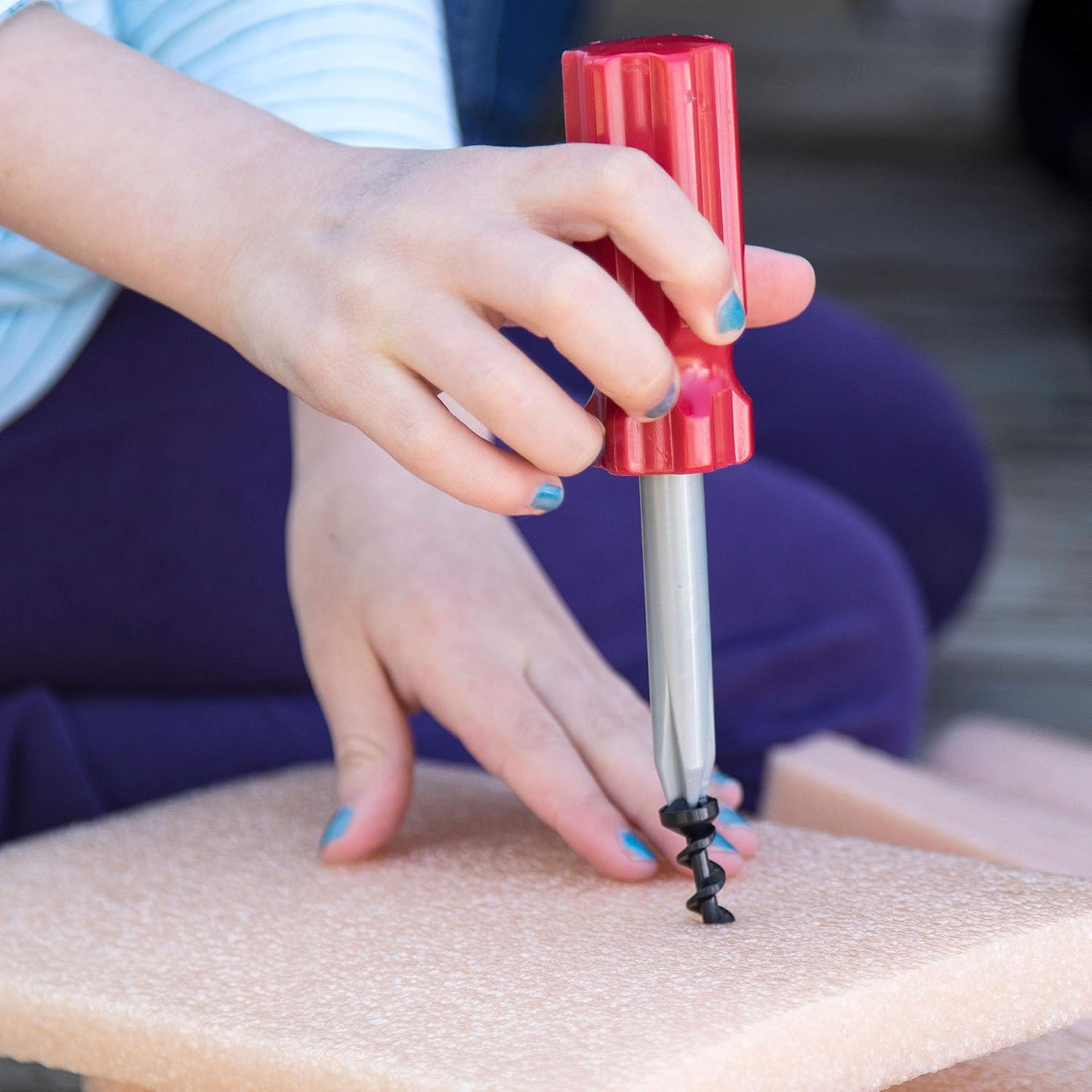 Arts and Craft Kit for Kids Extra Foam Wood Kit with 18 Pieces of Craft Foam Wood | Kids Tool Set | Building Toys Educational | Learning Toys | STEAM STEM Toys for Boys and Girls