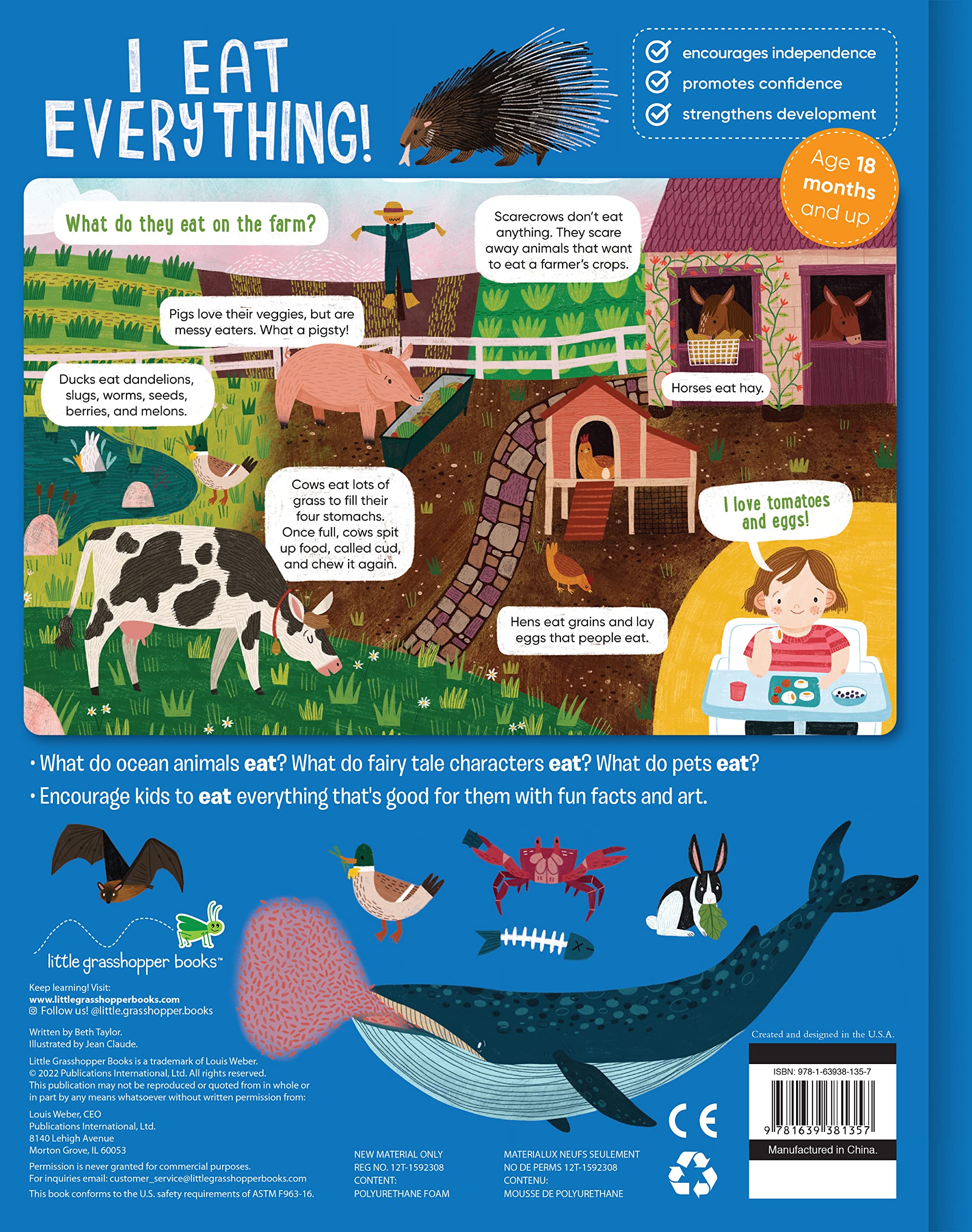I Eat Everything!:That's Good for Me (For Kids 18 Months - 6 Years Old) (Early Learning)