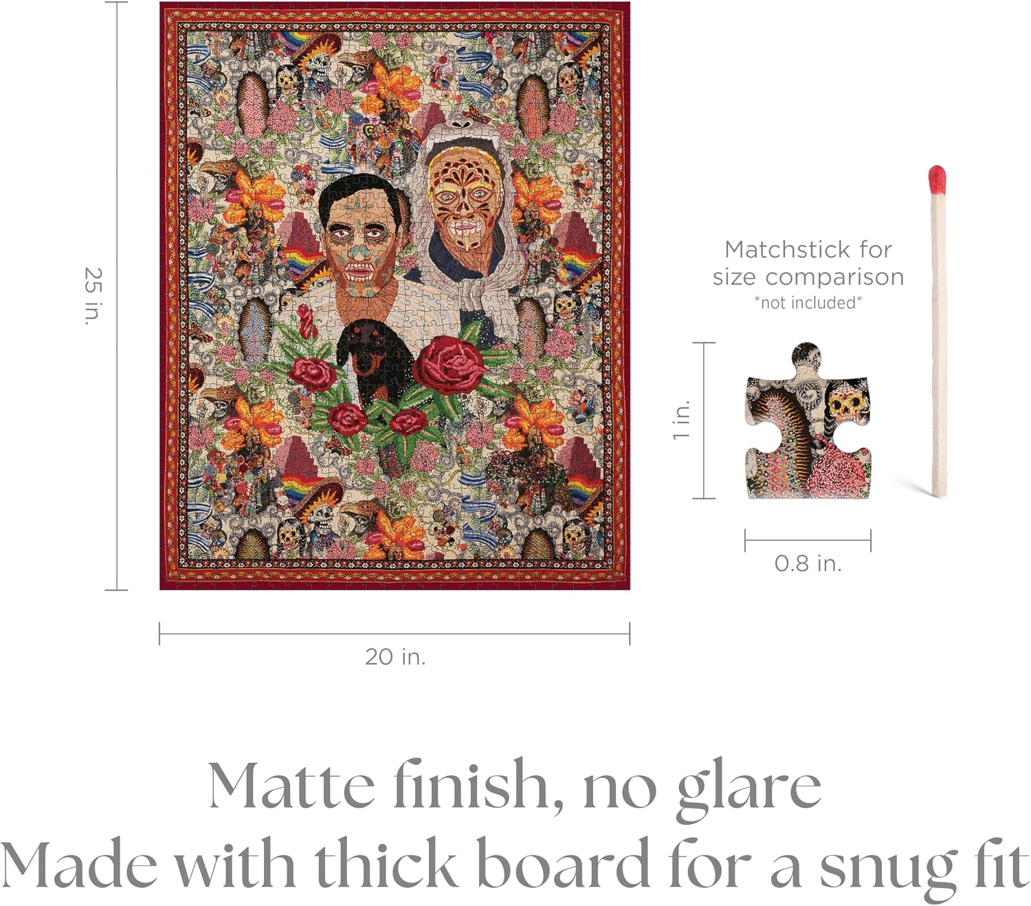 Pomegranate 1000-Piece Jigsaw Puzzle for Adults, Chiachio & Giannone's Calaverita, Matte Finish, Snug Fit