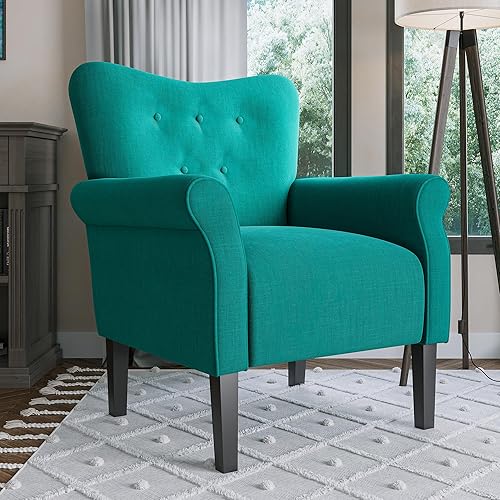 Miniatura 26 de Belleze Accent Chair - Silla Palta,Azul bebé,Beige,Negro y flor.,Azul y flor,Ladrillo,Amarillo (Citrine Yellow),Verde y azul,Verde y flor,Verde y