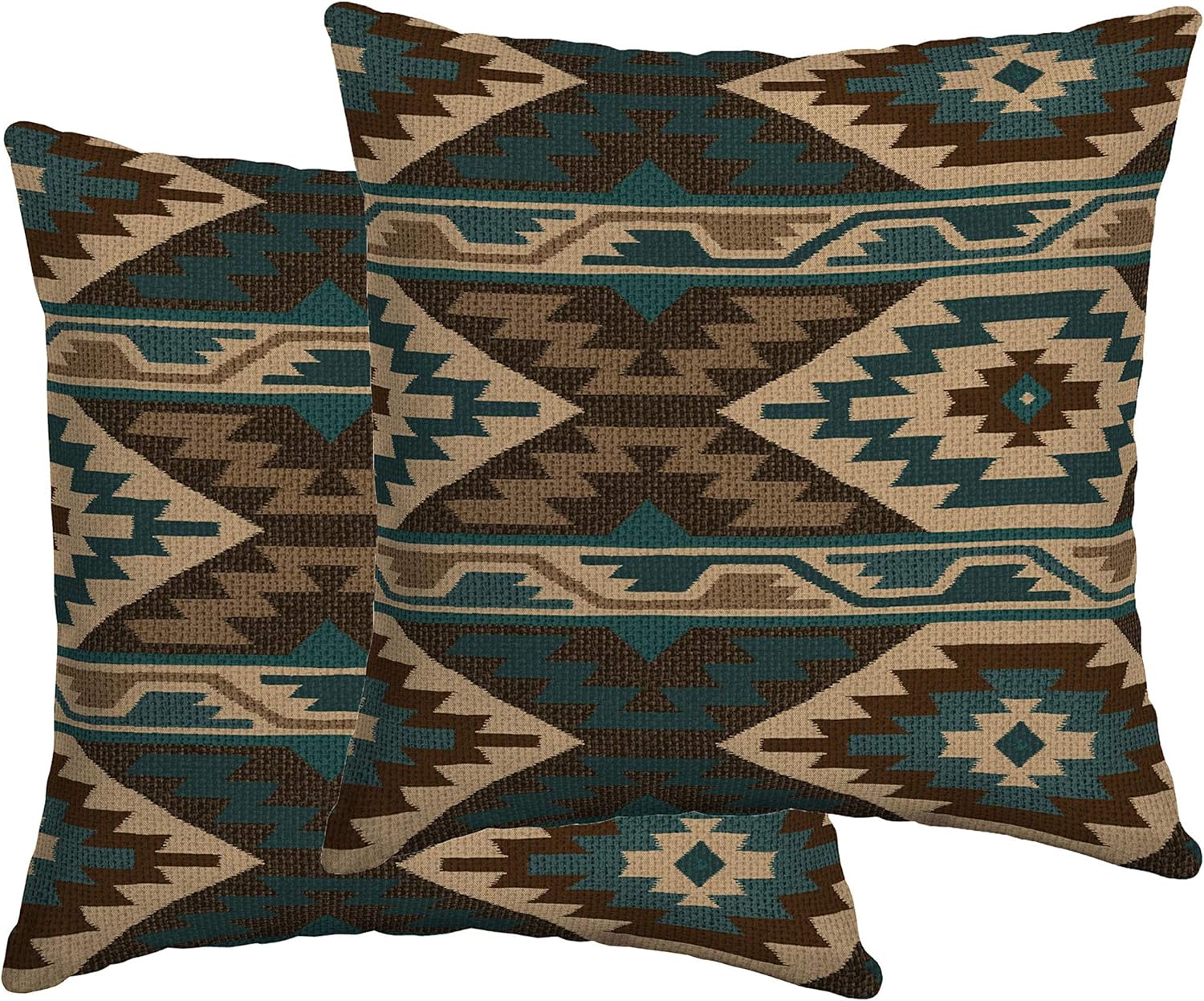 Comfort Classics Set of 2 Indoor/Outdoor Throw Pillow 16" x 16" x 5" in Polyester Sw Horizontal Inc.