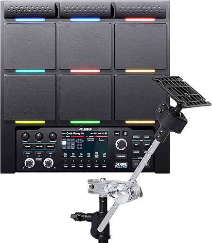 Miniatura 13 de Alesis Strike Multipad - Instrumento de percusión de 9 almohadillas con muestreador, bucle, 2 entradas y salidas, tarjeta de sonido, carga