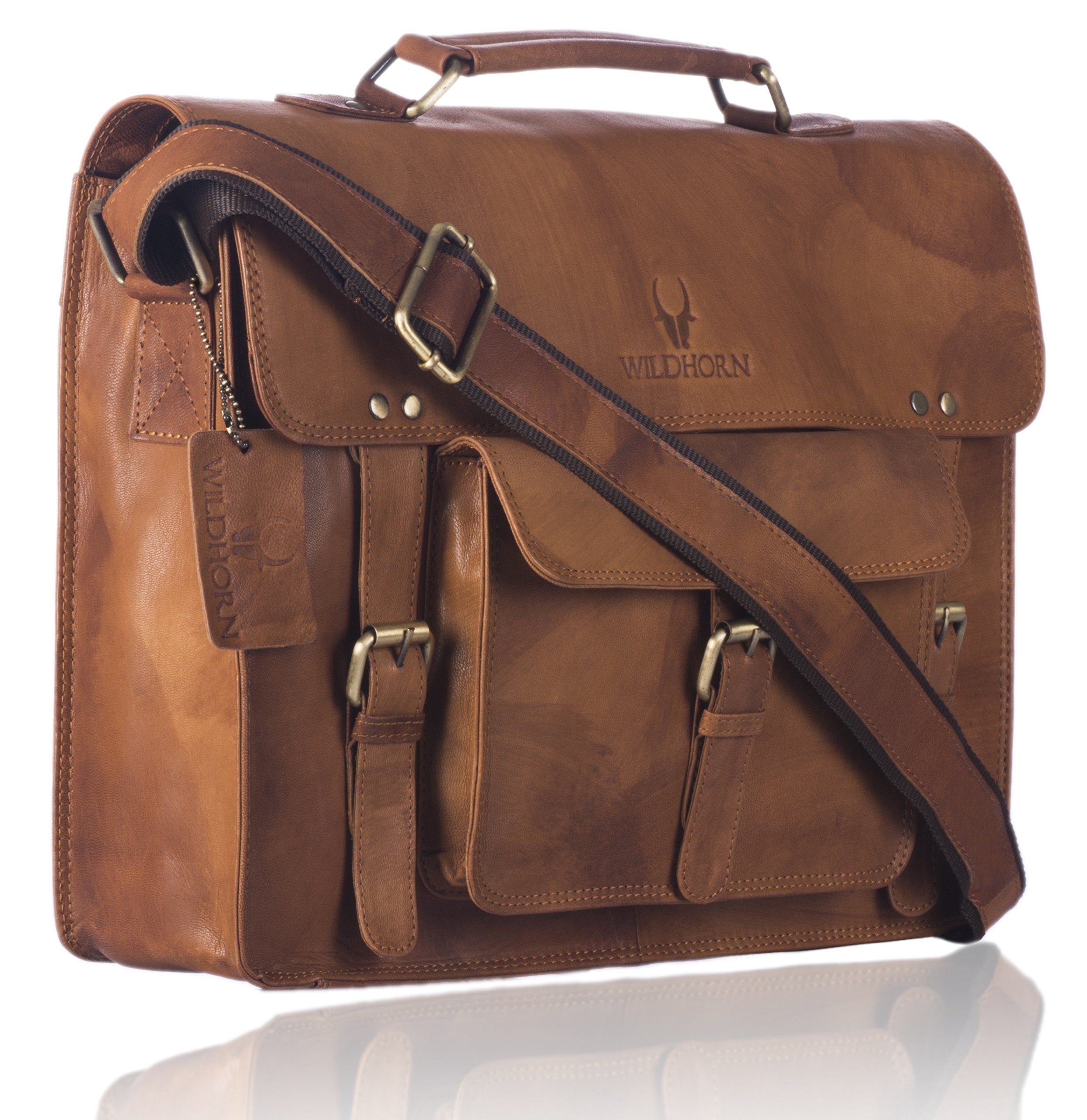 See full amazon price history chart for WildHorn® Classic Leather 15 inch Laptop Messenger Bag for Men I Office Bags I Travel Bags I Carry Handle with Adjustable Strap I DIMENSION : L-15 inch W-4 inch H-12 inch WildHorn® Classic Leather 15 inch Laptop Messenger Bag for Men I Office Bags I Travel Bags I Carry Handle with Adjustable Strap I DIMENSION : L-15 inch W-4 inch H-12 inch (B083XFCH2S) Amazon Price History, Amazon Price Tracker