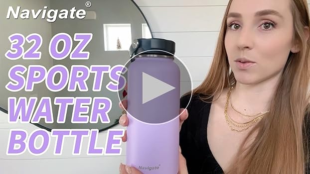 Amazon.com: Navigate 32 oz Insulated Stainless Steel Sports