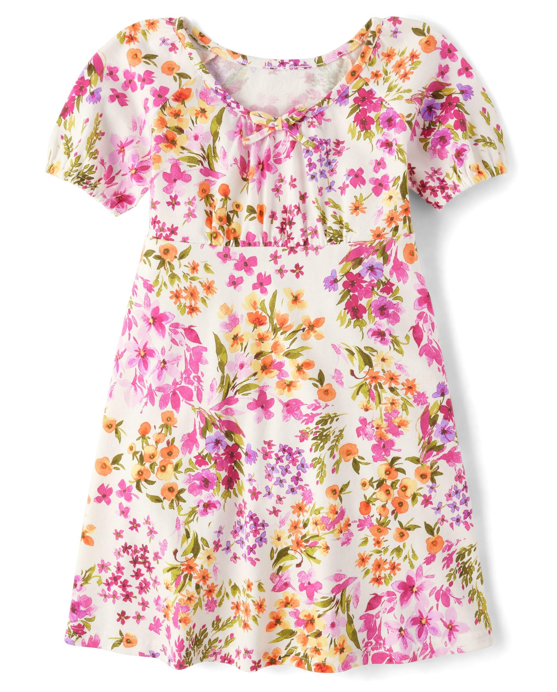 The Children's Place Girls' Short Sleeve Casual Everyday Dresses
