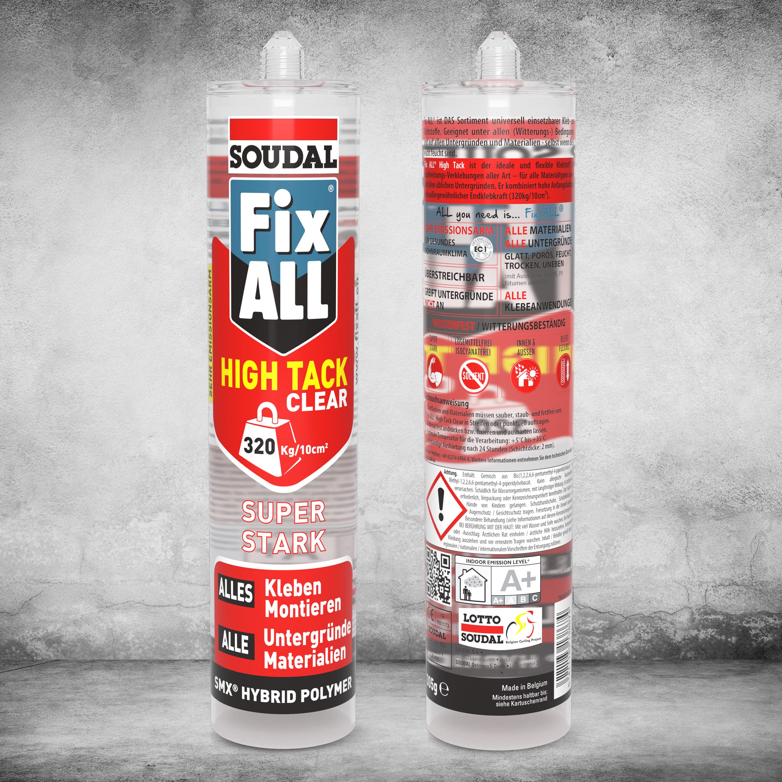 SOUDAL - MASTIC HIGHTACK 290ML TRANSPAR SOUDAL 130276 - SID-396242
