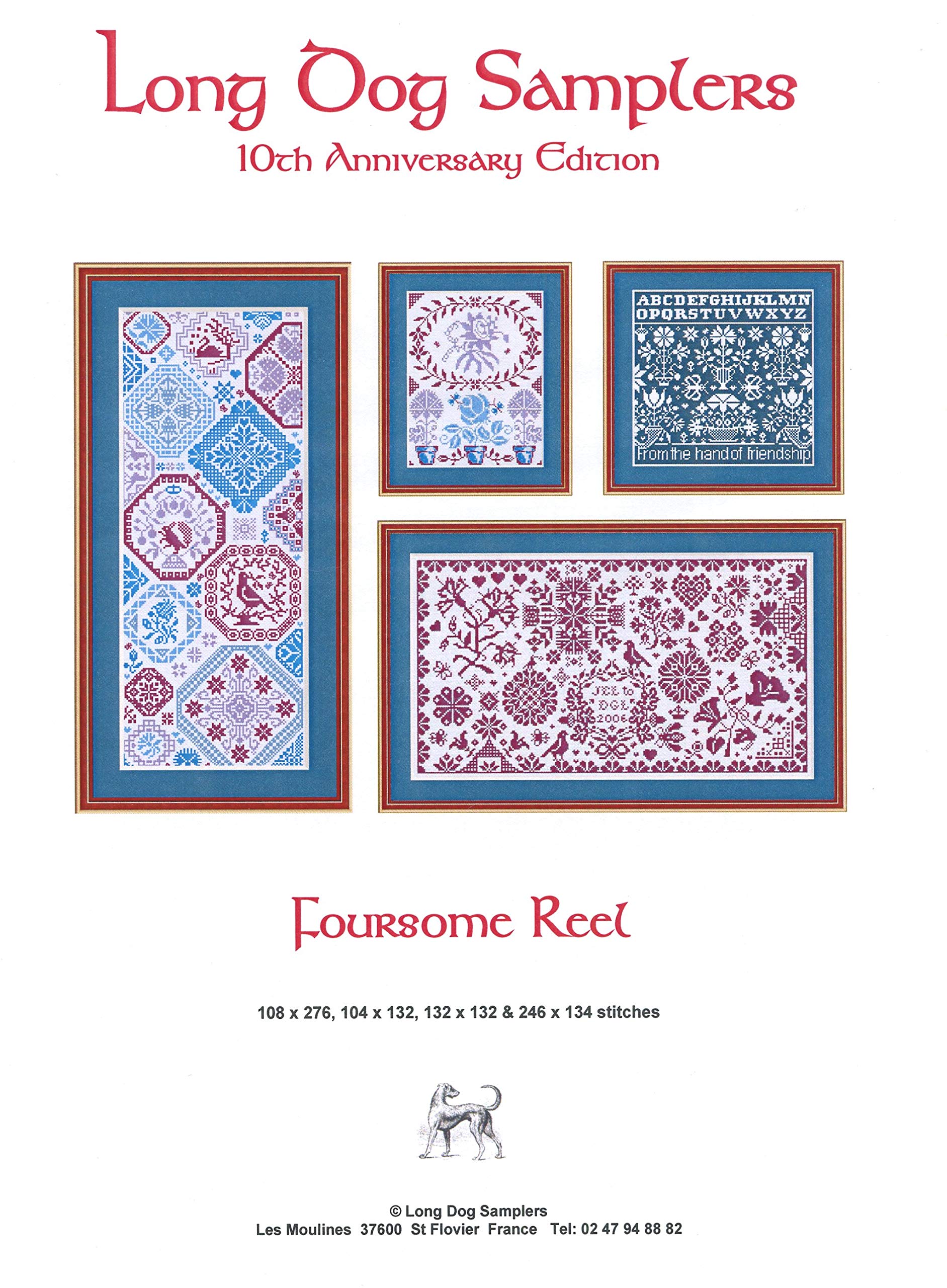 Foursome Reel Chart by Long Dog Samplers