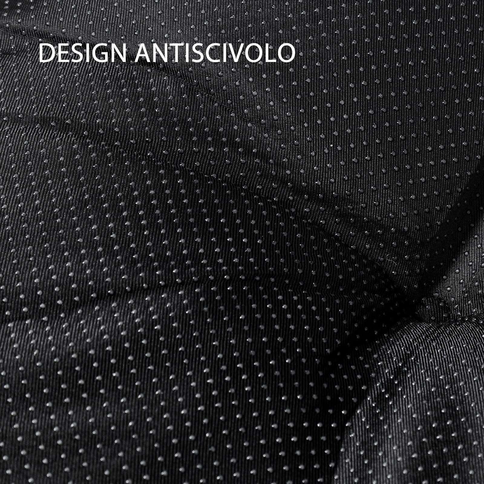 Cuccia Cane Grande: Letto per Cani Lavabile – (106 x 70 x 7 cm) | Tessuto in Morbido Peluche – Base Antiscivolo – Ideale per il soggiorno, la gabbia, il bagagliaio dell'auto Grigio