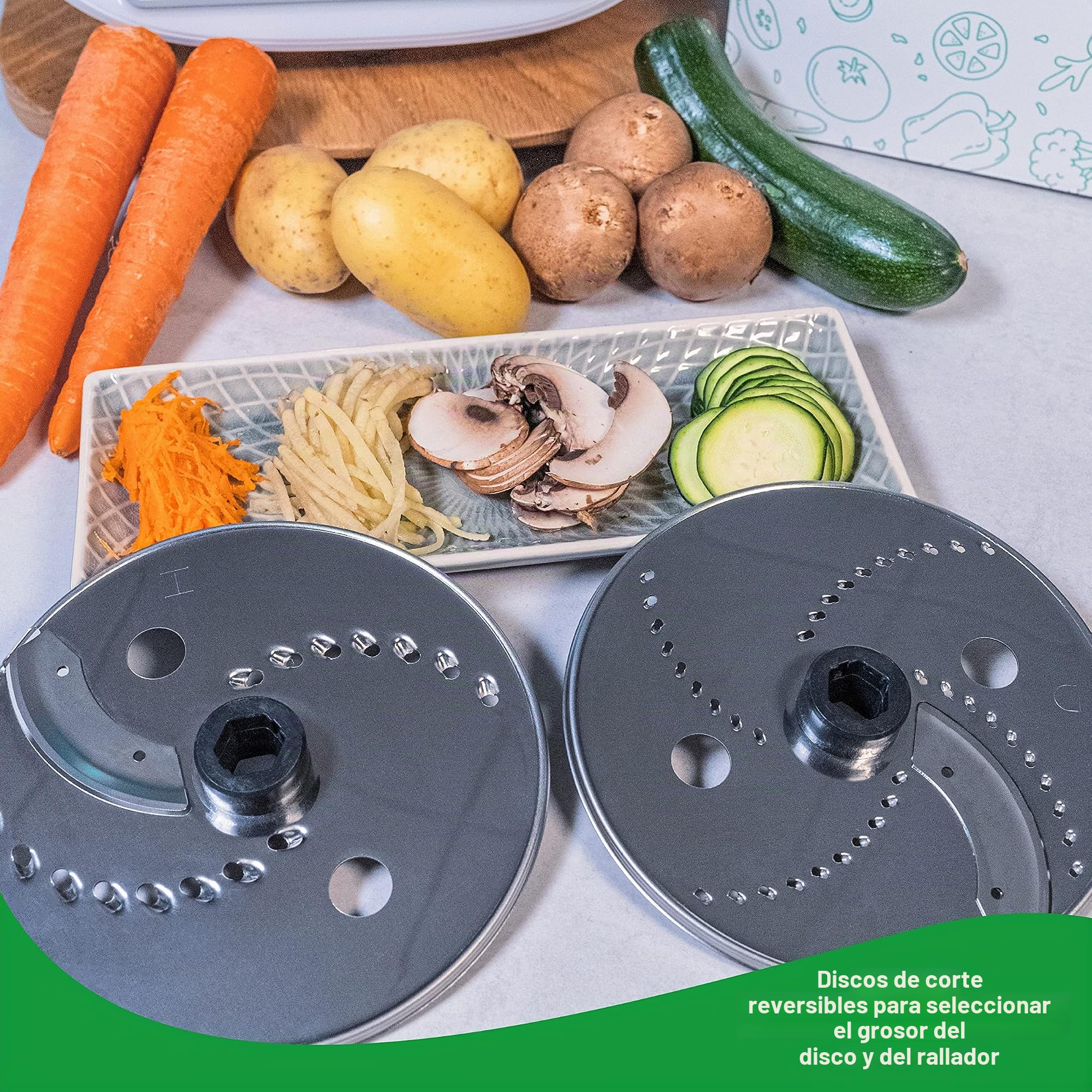 Wundermix - WunderSlicer® Cortador de Verduras para Monsieur Cuisine Connect, Trend & Smart • Cortar y rallar Verduras y Frutas con Facilidad • Fabricado en Alemania | Connect, Trend & Smart, cortar y rallar verduras y frutas, Made in Germany