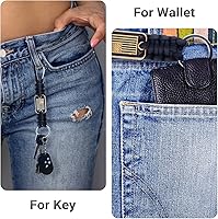 Vista 9 de Llavero corto para llaves y cordón largo de cuerda de paracaídas