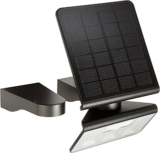 Steinel XSolar L-S solarna lampa ścienna, czujnik ruchu 140°, zasięg 8 m, do ogrodu, na taras i ścianę domu