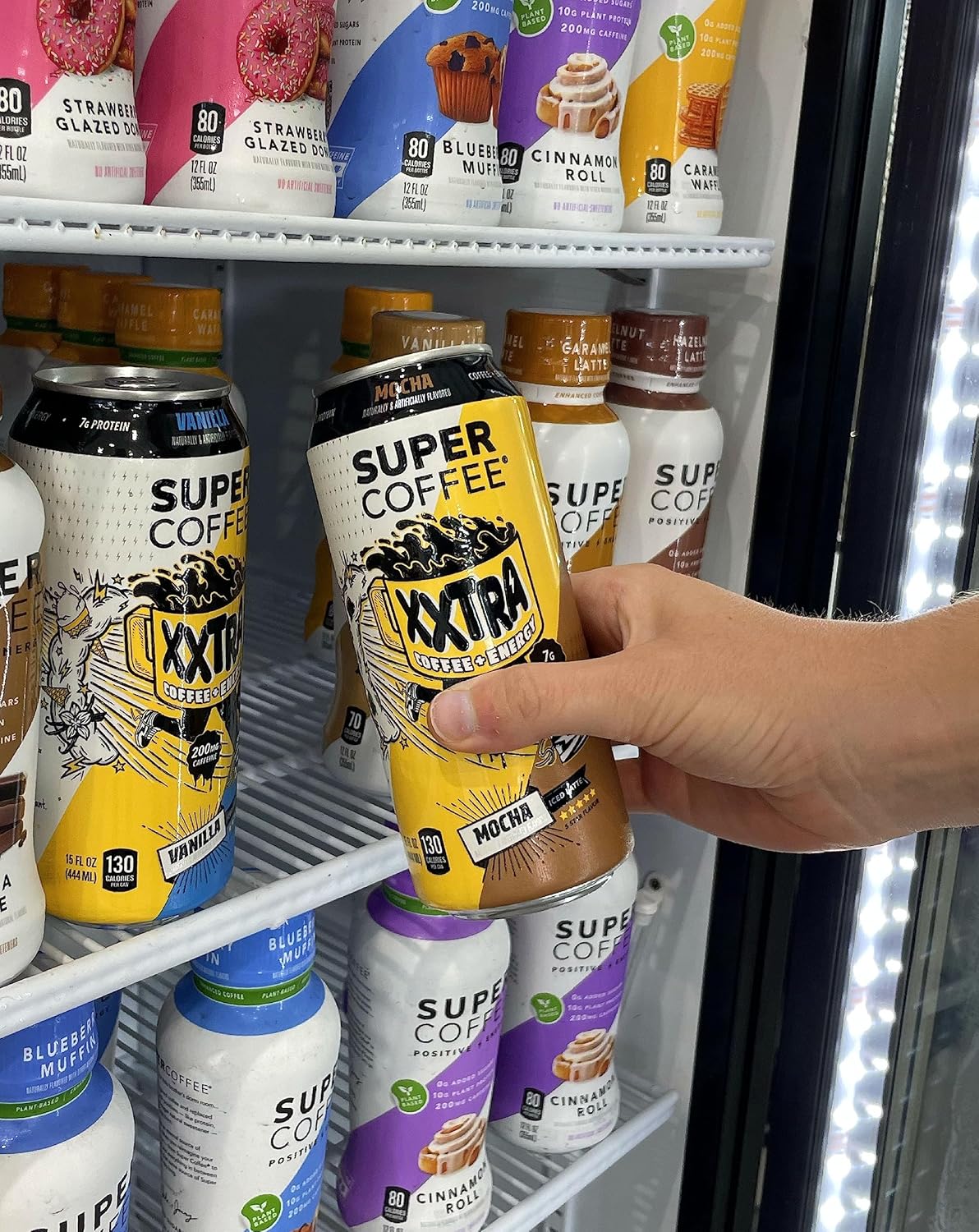 Super Coffee XXTRA, Keto Protein Coffee (0g Added Sugar, 7g Protein, 130 Calories) [Vanilla] 15 Fl Oz, 12 Pack | Iced Smart Coffee Drinks - SoyFree GlutenFree