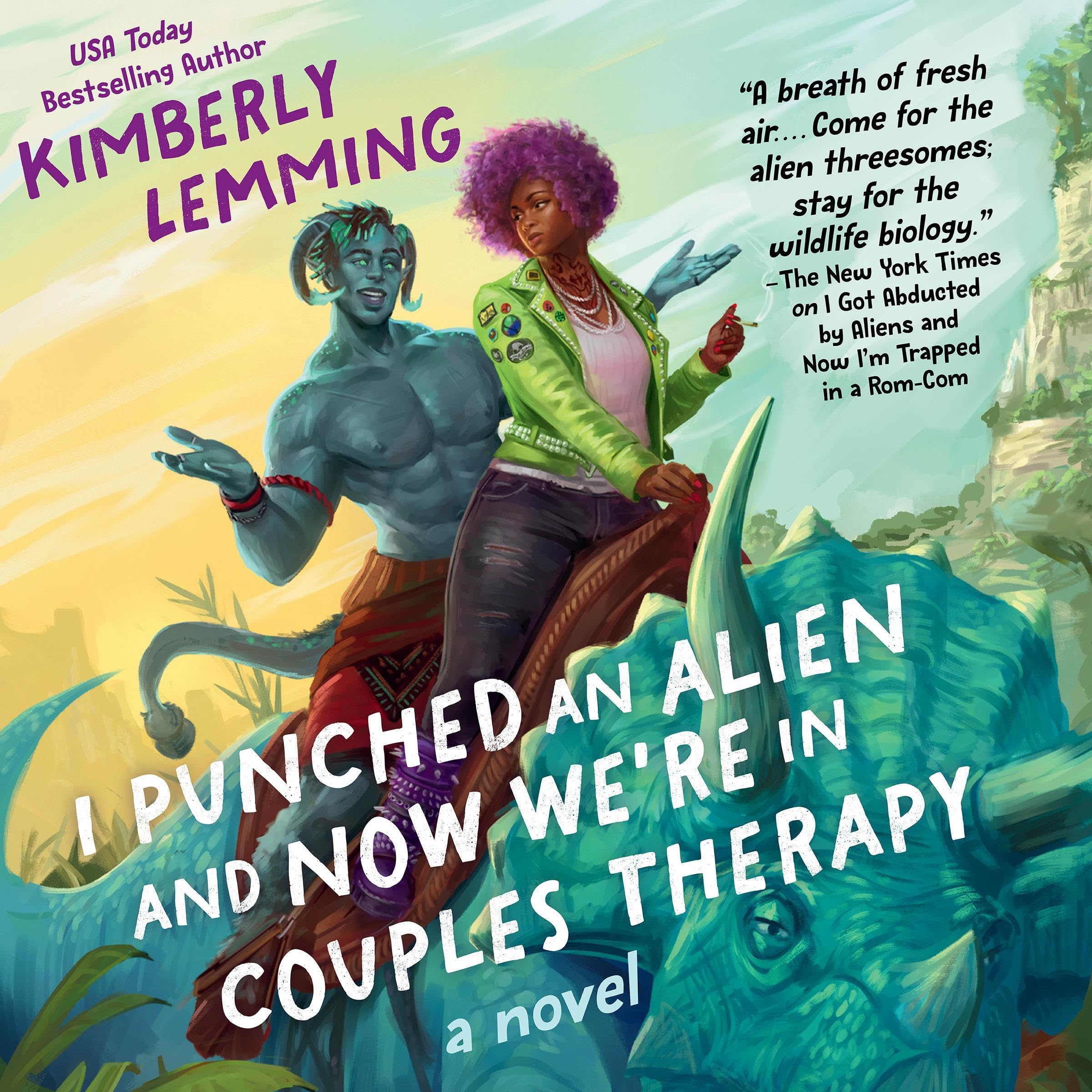 Cover art for I Punched an Alien and Now We're in Couples Therapy
