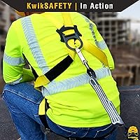 Vista 2 de KwikSafety - Charlotte, NC - Camisas de seguridad de manga larga premium [cuello redondo, botón y cuello con cremallera] Clase 3 ANSI probado OSHA